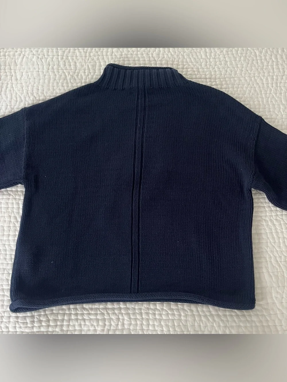 NWT J. Crew 2025 Rollneck™ sweater in floral-print heritage cotton